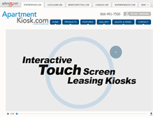 Tablet Screenshot of apartmentkiosk.com